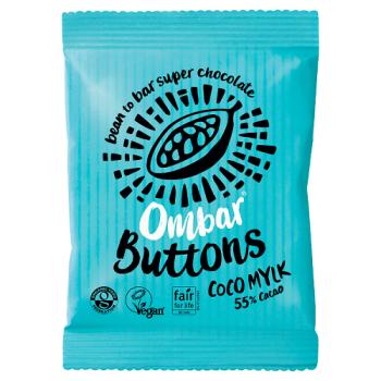 Ombar Buttons Coco Mylk Chocolate 58%