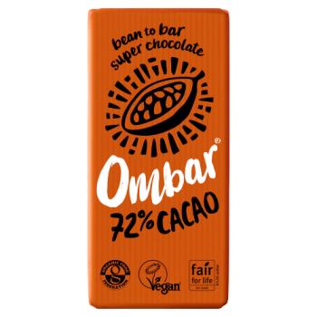 Ombar 72% Cacao Chocolate Bar 70g