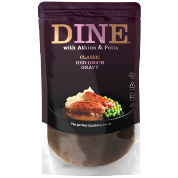 Dine with Atkins & Potts Classic Red Onion Gravy 350g 
