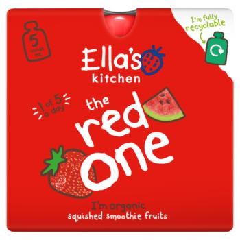 Ella's Kitchen The Red One Squished Smoothie Fruits 5 x 90g