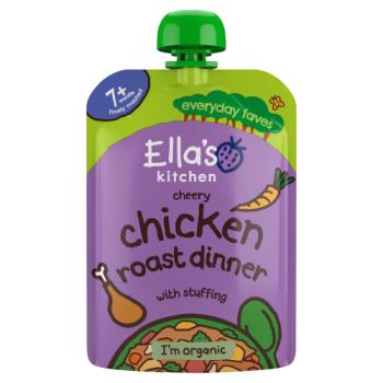 Ella's kitchen Cherry Chicken Roast Dinner with Stuffing 7+ Months 130g