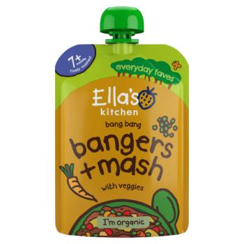 Ella's Kitchen Organic Bangers and Mash Baby Pouch 7+ Months 130g