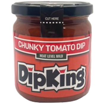 DipKing Chunky Tomato Dip Mild 365g 