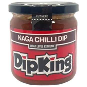 DipKing Naga Chilli Dip Extreme Heat 365g 