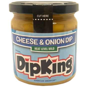 DipKing Cheese & Onion Dip Mild 365g 