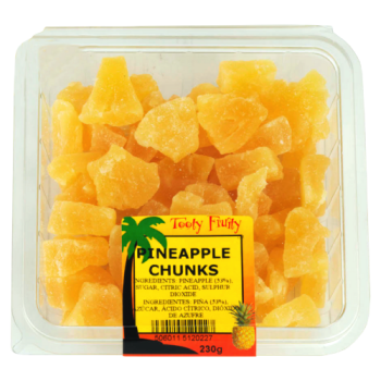 Tooty Fruity Pineapple Chunks 230g