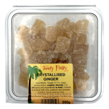 Tooty Fruity Crystallised Ginger 200g 