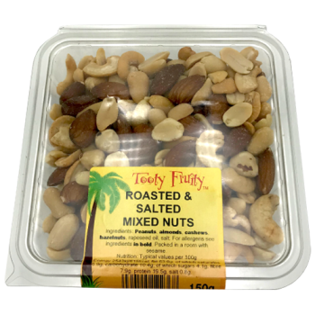 Tooty Fruity Roasted & Salted Mixed Nuts 150g 