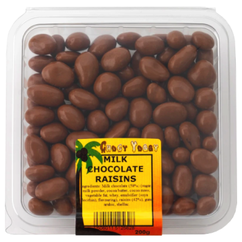 Chocy Yoggy Milk Chocolate Raisins 200g 