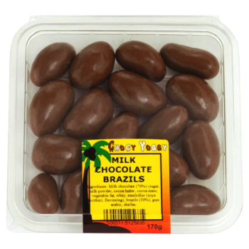 Chocy Yoggy Milk Chocolate Brazils 170g 
