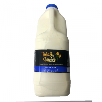 Totally Welsh Whole Milk 2 Ltr