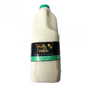 Totally Welsh Semi Skimmed Milk 2 Ltr