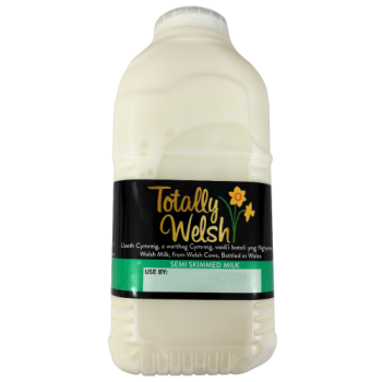 Totally Welsh Semi Skimmed Milk 568ml 