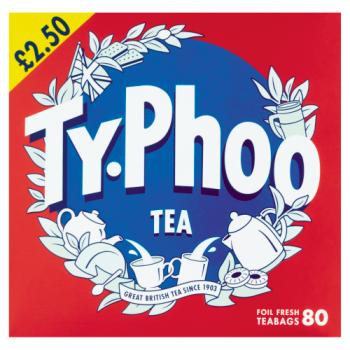 Typhoo 80 Foil Fresh Teabags 232g