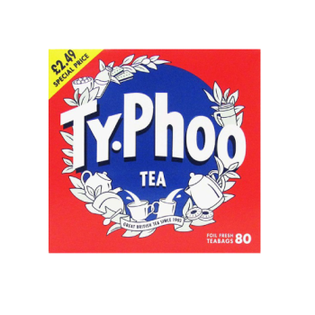 Typhoo Tea 80 Foil Fresh Teabags PM £2.49 