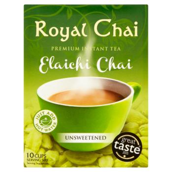 Royal Chai Premium Instant Tea Elaichi Chai Unsweetened 180g