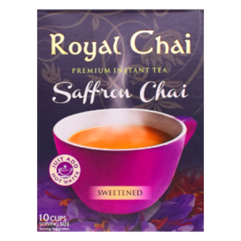 Royal Chai Instant Tea Saffron Chai Sweetened 220g 