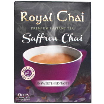 Royal Chai Instant Tea Saffron Chai Unsweetended 10s 