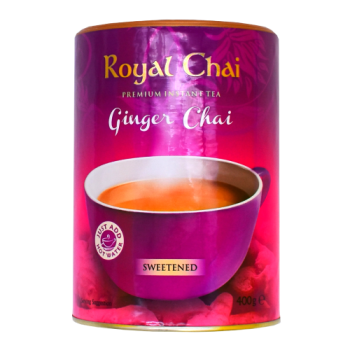 Royal Chai Instant Tea Ginger Chai Sweetened 400g 