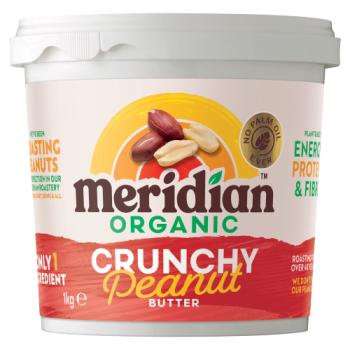 Meridian Organic Crunchy Peanut Butter 1kg