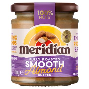 Meridian Smooth Almond Butter 170g Jar