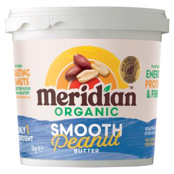 Meridian Organic Smooth Peanut Butter 1kg
