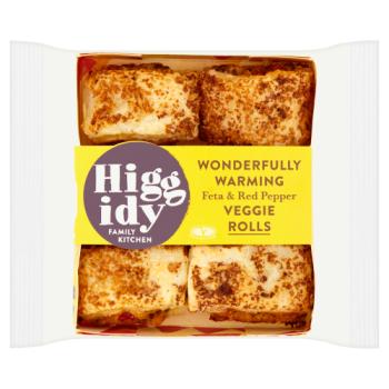Higgidy Greek Feta & Sweet Red Pepper Rolls 160g