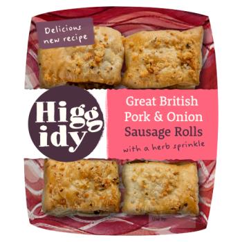Higgidy Great British Pork & Onion Sausage Rolls 160g