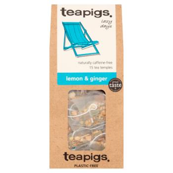 Teapigs Lemon & Ginger Tea Temples 15 x 2.5g (37.5g)