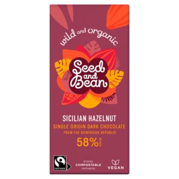 Organic Seed & Bean Hazelnut Dark Choc