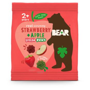 Bear Strawberry + Apple Little Paws 2+ Years 20g