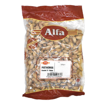 Alfa Pistachios Roasted & Salted 500g 