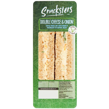 Snacksters Double Cheese & Onion Sandwich 145g 