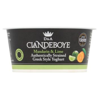 Clandeboye Mandarin & Lime Greek Style Yoghurt 150g