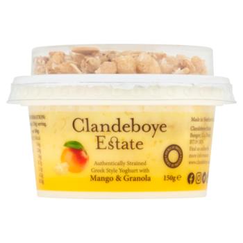 Clandeboye Estate Greek Style Yoghurt with Mango & Granola 150g