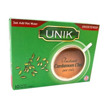 Unik Cardamom Chai Pre Mix Instant Tea Sweetened 10s 