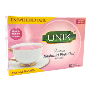 Unik Kashmiri Pink Chai Pre Mix Instant Tea Unsweetened 10s 