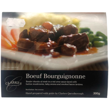 Clarkes Queniborough Boeuf Bourguignonne 300g 