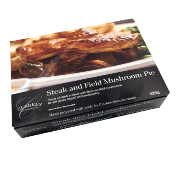 Clarkes Steak & Field Mushroom Pie 325g