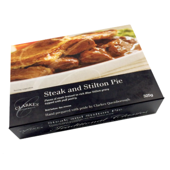 Clarkes Steak & Stilton Pie 325g