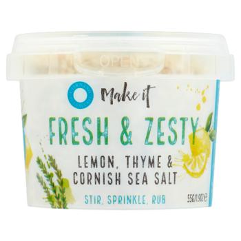 Cornish Sea Salt Co Lemon, Thyme & Cornish Sea Salt 55g