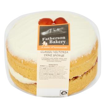 Fatherson Bakery Classic Victoria Demi Sponge