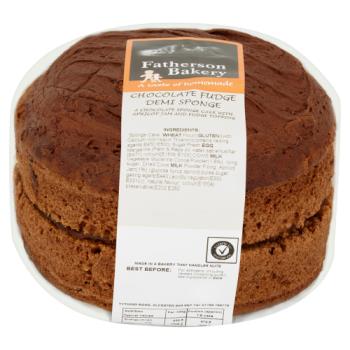 Fatherson Bakery Chocolate Fudge Demi Sponge