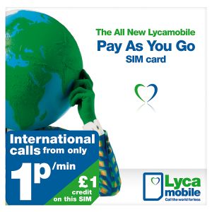 Lycamobile Pay As You Go SIM Card