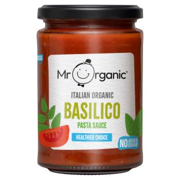 Mr Organic Italian Organic Basilico Pasta Sauce 350g