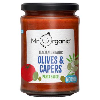 Mr Organic Italian Organic Olives & Capers Pasta Sauce 350g