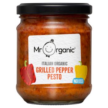 Mr Organic Italian Organic Grilled Pepper Pesto 190g