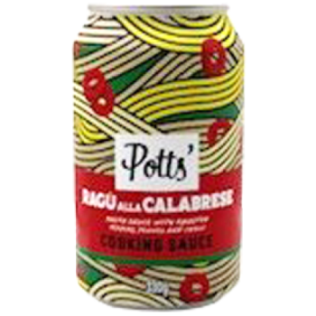 Potts' Ragú Alla Calabrese Cooking Sauce 330g 