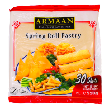 Armaan 10" Spring Roll Pastry Sheets 30s 550g