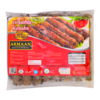 Armaan Lamb Kebabs Halal 16s 960g 
